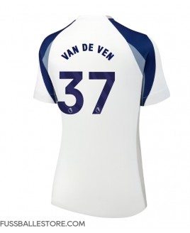 Günstige Tottenham Hotspur Micky van de Ven #37 Heimtrikot Damen 2025-26 Kurzarm